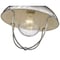 Z-Lite Ansel 1 Light Outdoor Flush Ceiling Mount Fixture, Galvanized & Galvanized 590F-GV - alternate 2